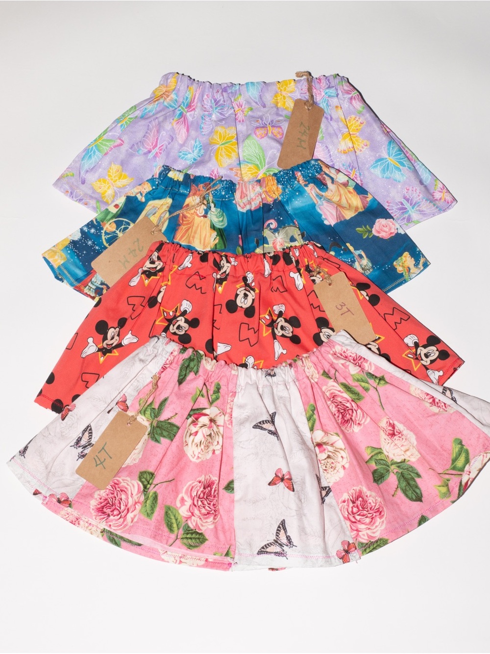 Set of 4 (NWT) handmade skirts